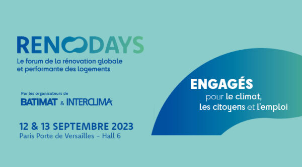 Retrouvez-nous au Forum RENODAYS 12 et 13 SEPTEMBRE 2023