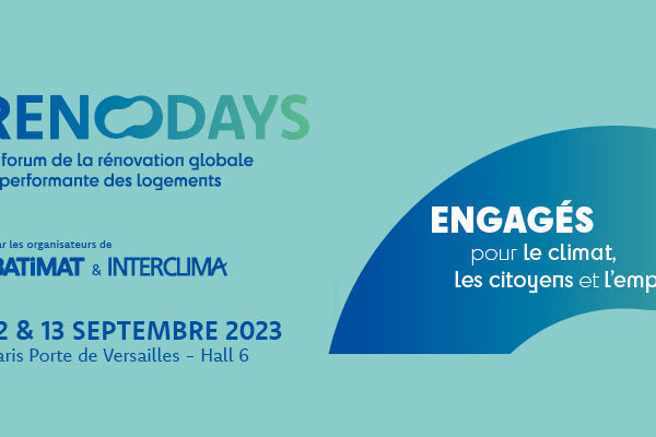 Retrouvez-nous au Forum RENODAYS 12 et 13 SEPTEMBRE 2023