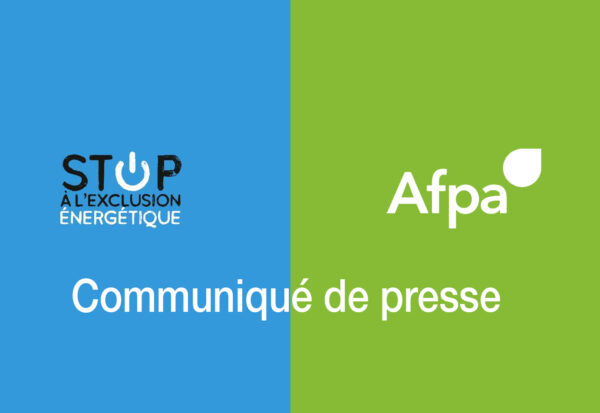 L’Afpa et STOP Exclusion Énergétique s'unissent pour lutter contre la précarité énergétique des plus fragiles