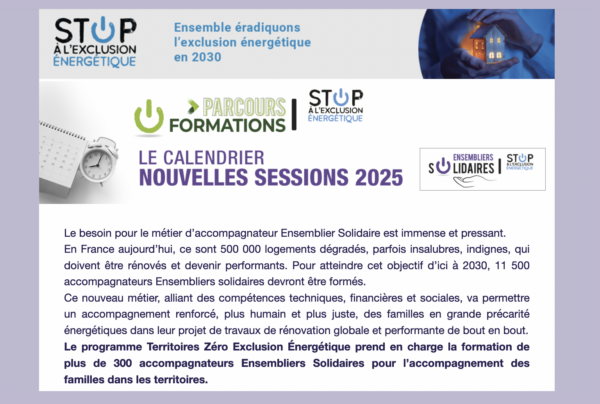 Formation au métier d’accompagnateur Ensemblier Solidaire