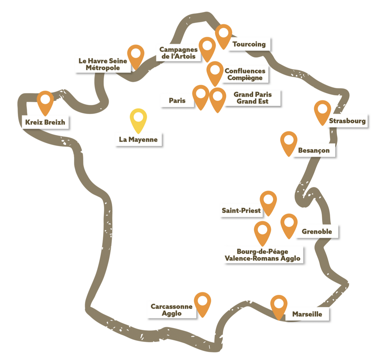 Carte des Territoires Zero-Exclusion Énergetique