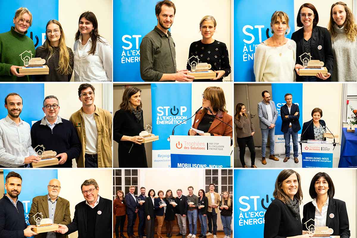 Trophées des solutions contre la précarité énergétique/ Remise des trophées aux lauréats.