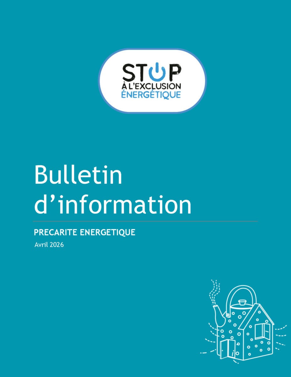 Bulletin dinformation : Changer son regard sur la précarité énergétique.