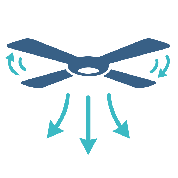 Pictogramme, ventilation de la maison