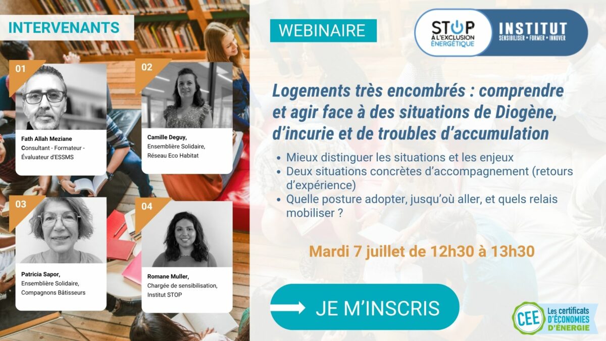 Webinaire sur le Syndrome de Diogène, de l'incurie et des troubles de l'accumulation